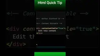Master and Supercharge Your Forms HTML Attribute Content Editable!