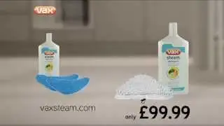 Reklama mopa parowego VAX Bare Floors Pro (angielska)