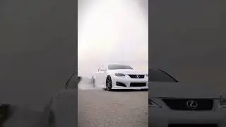 Lexus ISF Burnout