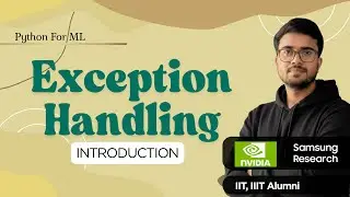1.11.1 Exception Handling in Python | Errors vs Exceptions