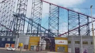 Blackpool Pleasure Beach Pre Reopening Ride Testing Icon The Big One Skyforce Infusion July 2020