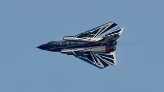Panavia Tornado A-200 Italian Air Force flying Display at the Jesolo European AirShow 2017