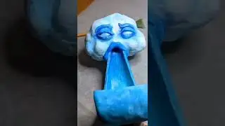 Cloud Blowing Wind-Backflow Incense Burner #art #polymerclay #incenseburner