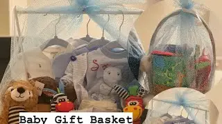 DIY BABY SHOWER GIFT  HAMPERS || HOW TO MAKE A BABY GIFT BASKET FOR BABY BOY