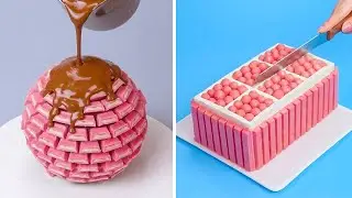 Tips Dekorasi Kue Paling Sederhana untuk Tahun 2026 | Kue KitKat Pink Yang Super Lezat 🍰✨