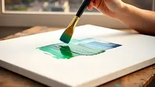 How to Paint Underwater Sea / Easy Acrylic Painting for beginners 