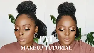 Eyeshadow Tutorial with Revolution Reloaded Velvet Rose Palette. #eyeshadowtutorial