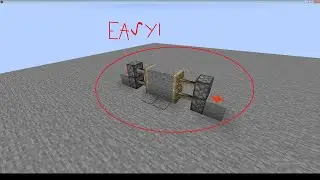2x2 Redstone piston door in minceraft! [REUPLOAD]