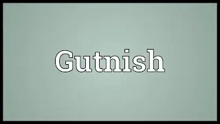 Gutnish Meaning