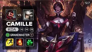 Camille vs Graves Top - BR Grandmaster - Patch 12.7 Season 12