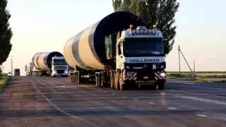 Holleman Ukraine oversized and heavy transport WTG