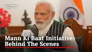 PM Modi And Some BTS Moments From His Radio Show Mann Ki Baat
