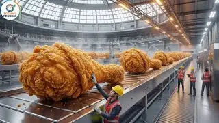 Inside factory, crispiest fried chicken drumsticks in the world best in the world the full process
