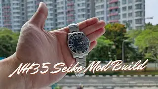 NH35 Seiko Mod Watch Build (shot on Insta360 Go Ultra)
