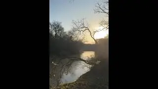 Sunrise walk, Las Colinas, Texas.