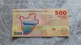 Burundi 500 Franc Banknote!