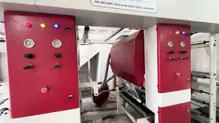 Two colour Rotogravure Printing Machine With Winder Unwinder - VE CONTROL INDIA 