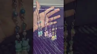 2016 is back with these cute rabbit keychains 🐰🌺✨️ #2016 #claybracelet #viral #tiktok #handmade