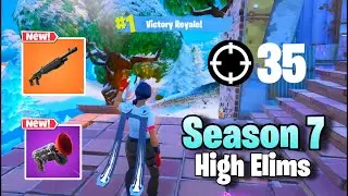 Fortnite OG Season 7 High Elim Gameplay ❄️| (35 kills) 
