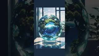The world in a transparent glass 🌍🥃 #promptart #aiart #aiartgenerator #world #transparent #glass