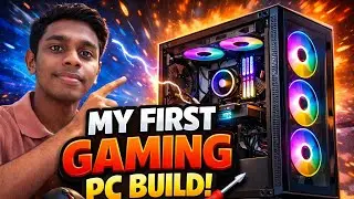 My first gaming pc build | so cool 😍 | gaming pc එකක් build කරා 😘❤️