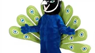 Pfau Kost&uuml;m 207c Maskottchen Produktion Herstellung Walking Act Lauffiguren Hochwertig