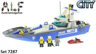 Lego City 7287 Police Boat - LEGO Speed Build