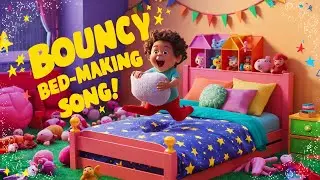 Bouncy Bed-Making Song: A Fun Learning Toddler Tune