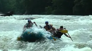 4400-8000 cfs - Double Z Rapid - New River Gorge, West Virginia
