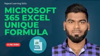Microsoft 365 Unique Formula Excel 