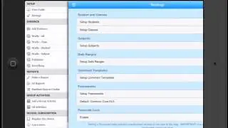 Walking through the Menu and Settings - Evidence For Learning v2