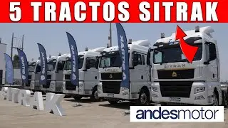 5 Tractos SITRAK para 'R & J Interoceánica' | Andes Motor Perú