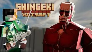 Encontr&eacute; el mejor mod de anime en Minecraft. | Shingeki No craft.