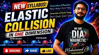 ELASTIC COLLISION IN ONE DIMENSION | ACCORDING TO NEW SYLLABUS | | CLASS 11 NEW PHYSICS
