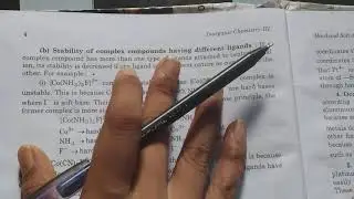 Application of 'HSAB' Principle inorganic chemistry B.Sc 3rd year