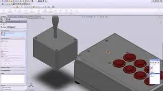 Solidworks Tutorials, Inserting Joystick and using Measure tool