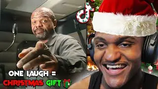 The HARDEST Try Not To Laugh, But If I Laugh You Get A Christmas Gift