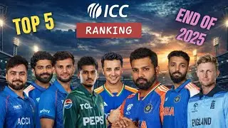 End of 2025 | TOP 5 ICC Rank Players is All Format T20/ODI /Test #iccranking #foryou #cricketology
