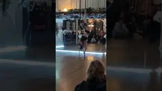 My spin pole dance performance at High Aerial Studios first showcase to 