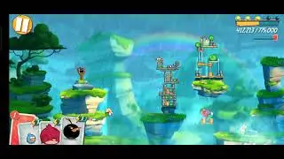 Angry birds 2 Level 63 completed 🐥🐥🐦. please like and subscribe 👇