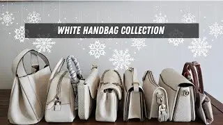 AFFORDABLE & STYLISH WHITE HANDBAGS | MY WHITE HANDBAG COLLECTION 🤍