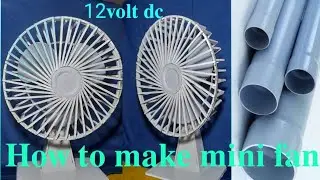 Pvc Pipe Fan DIY 