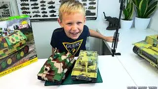 Танки из LEGO: знаменитый Panzerjager Tiger (P) Elefant - сборка модели COBI 1:28 тяжелой самоходки