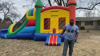 Dual Lane Combo Bounce House Rental