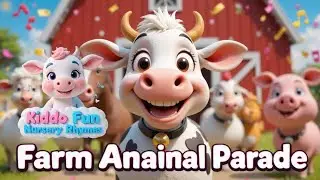 Farm Animal Parade Song 🐮🐔🎵 | Nursery Rhymes for Kids| #NurseryRhymes#KidsMusic#SingAlong#Animal