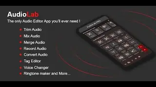 AudioLab - Best Audio Editor Mp3 Cutter Mix Merge Convert Extract Recorder Tag Edit & Ringtone Maker