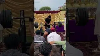 Malik adnan lifting 190KG banch on hold body weight 92 kg