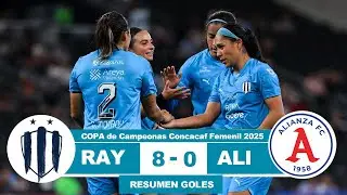 Rayadas Monterrey Femenil vs AIianza 8-0 Resumen Goles 2025