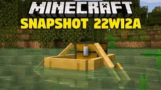 Minecraft 1.19 - Barca cu Chest & Warden [ Snapshot 22w12a ]