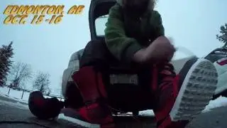 October Snowboarding in Edmonton - Peter Comstock